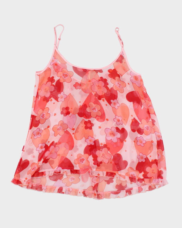 Y2k 00s La Senza Floral Cami - L