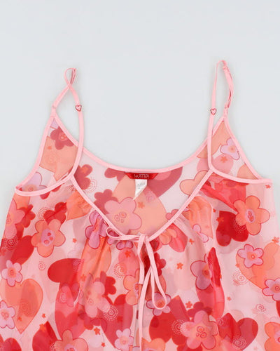 Y2k 00s La Senza Floral Cami - L