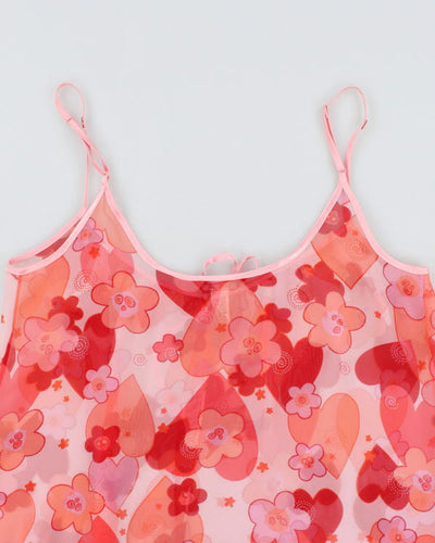 Y2k 00s La Senza Floral Cami - L