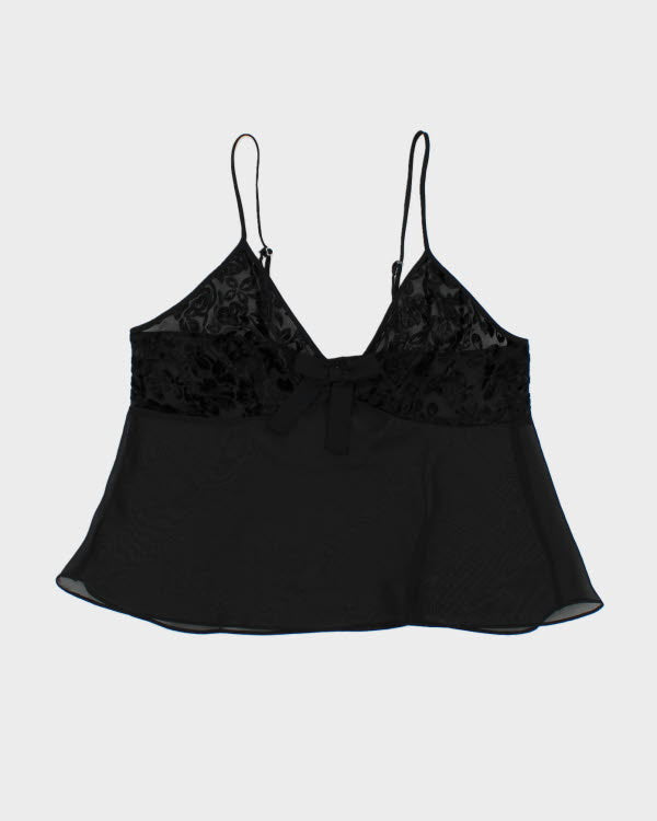 Vintage 90s  La Senza Black Cami - M
