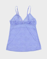 Y2k 00s La Vie En Rose Lilac Lace Cami - S