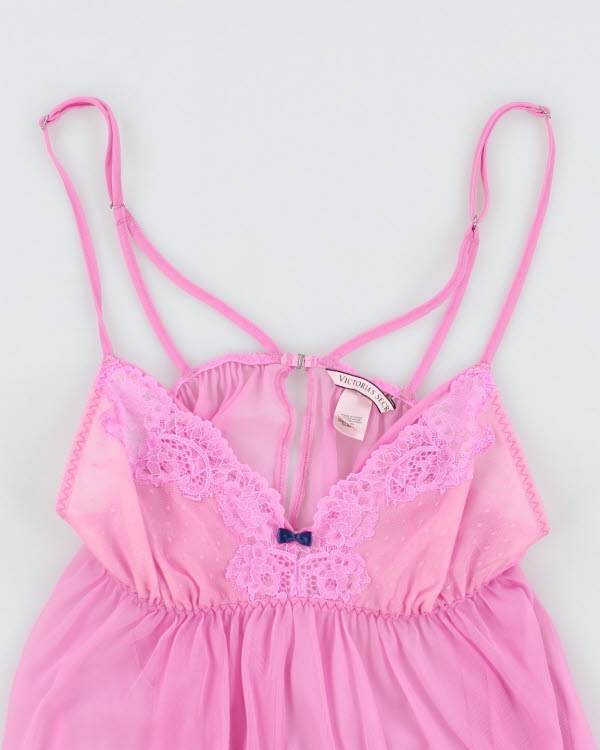 Y2k 00s Victoria's Secret Pink Cami - S