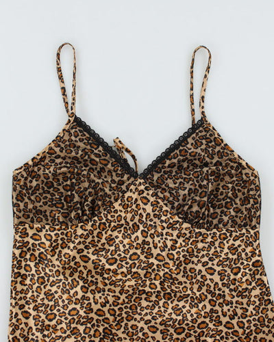 Y2k 00s Versailles Leopard Cami - M