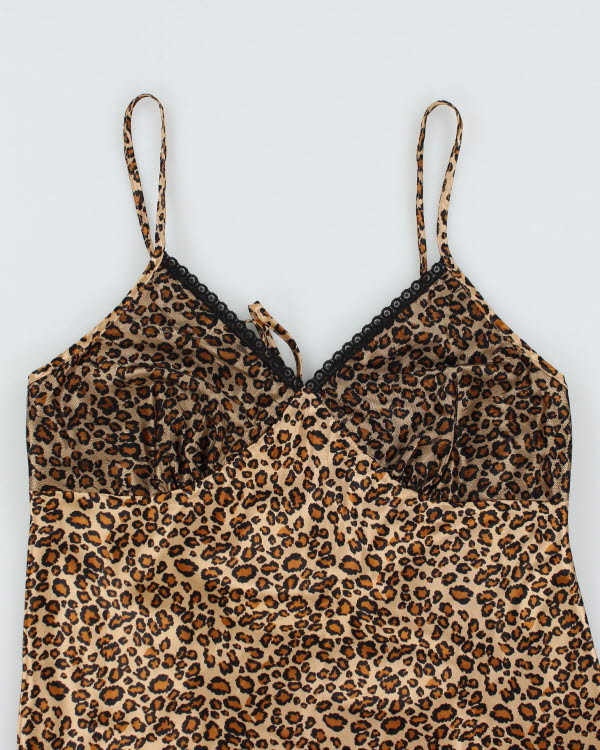 Y2k 00s Versailles Leopard Cami - M