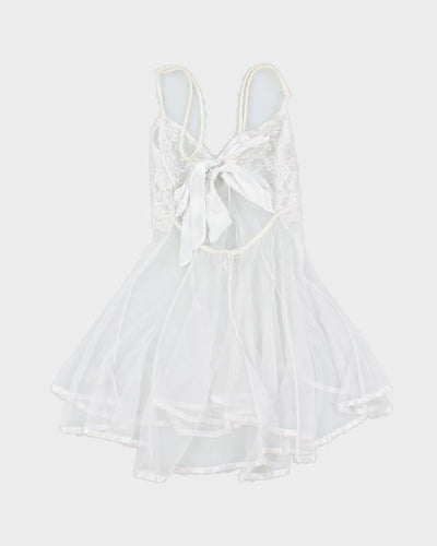 Y2k 00s Shirley Of Hollywood White Cami - S