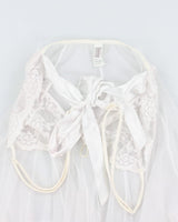 Y2k 00s Shirley Of Hollywood White Cami - S