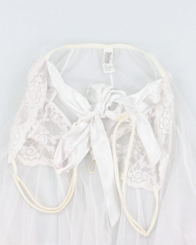 Y2k 00s Shirley Of Hollywood White Cami - S