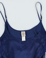 Y2k 00s In Bloom Navy Cami - S
