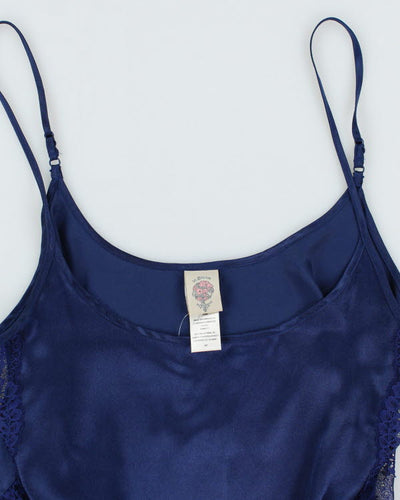 Y2k 00s In Bloom Navy Cami - S