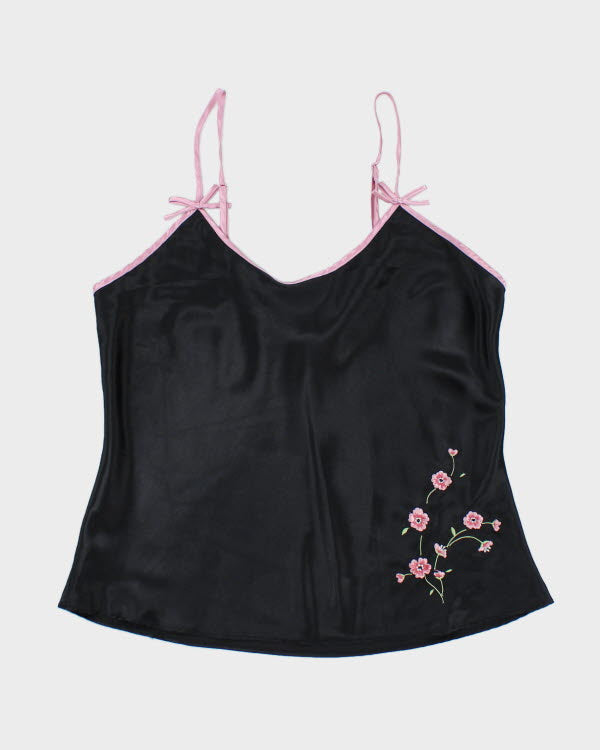 Y2k 00s Sentiments Embroidered Cami - M