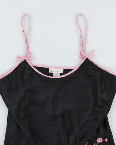 Y2k 00s Sentiments Embroidered Cami - M