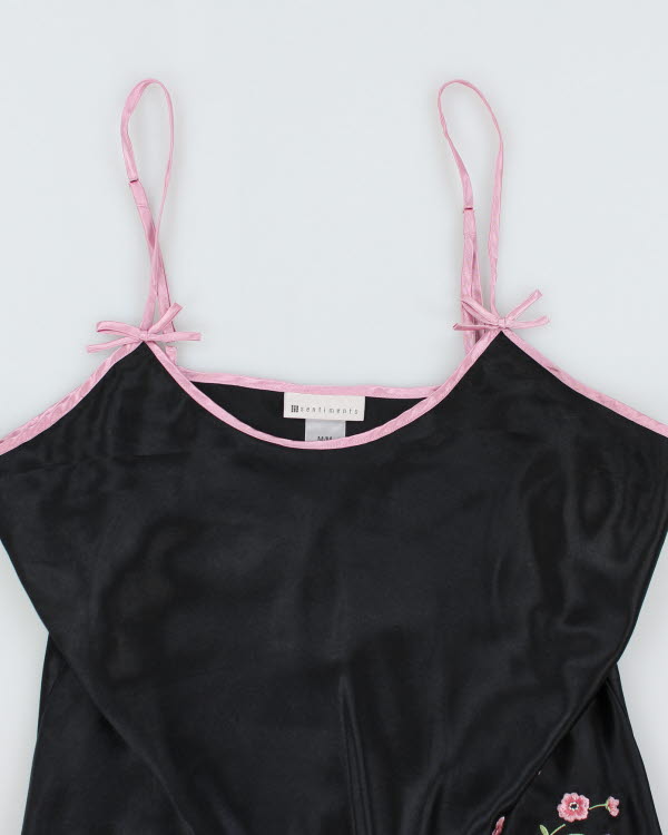 Y2k 00s Sentiments Embroidered Cami - M