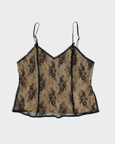 Vintage 90s Vanderbilt Lace Cami - M
