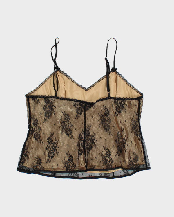 Vintage 90s Vanderbilt Lace Cami - M