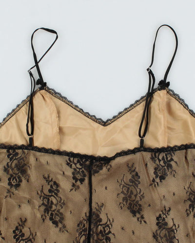 Vintage 90s Vanderbilt Lace Cami - M