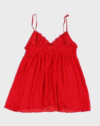 Y2k 00s Linda Red Cami Top - M