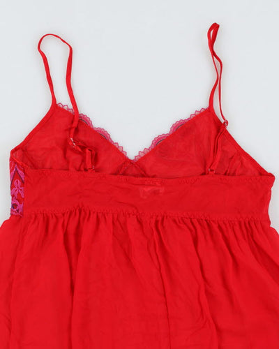 Y2k 00s Linda Red Cami Top - M