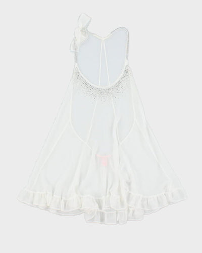 Y2k 00s Victoria's Secret Rhinestone Cami - M