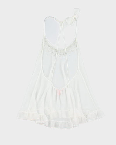 Y2k 00s Victoria's Secret Rhinestone Cami - M