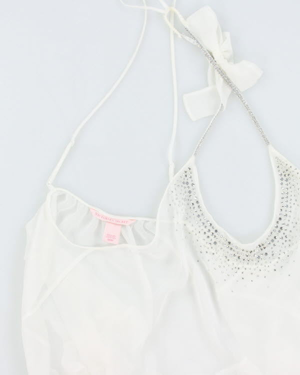 Y2k 00s Victoria's Secret Rhinestone Cami - M