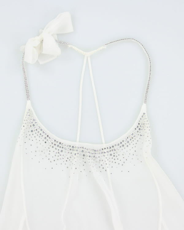 Y2k 00s Victoria's Secret Rhinestone Cami - M