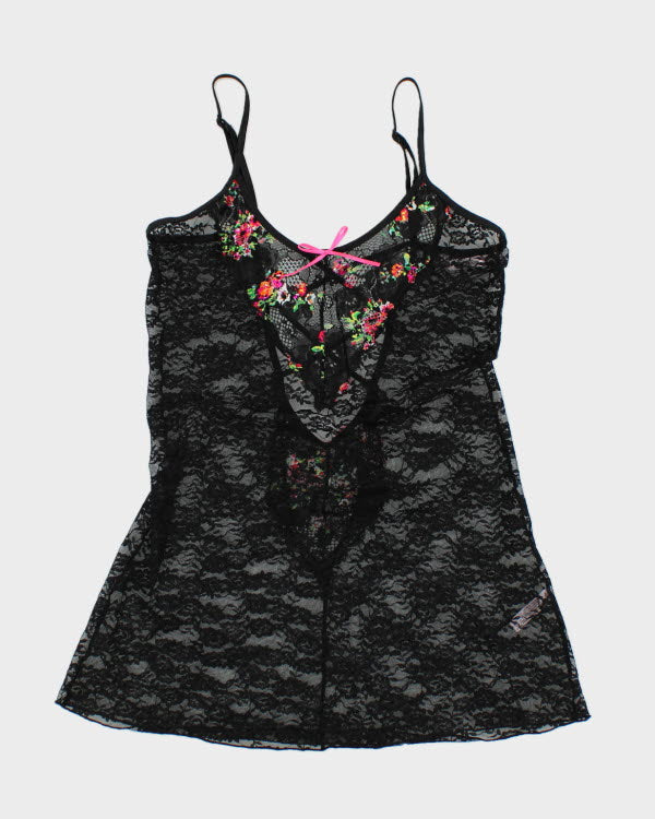 Y2k 00s La Vie En Rose Lace Cami - S