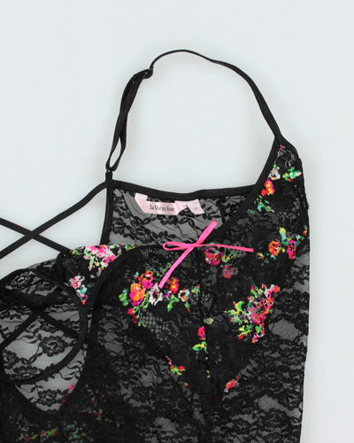 Y2k 00s La Vie En Rose Lace Cami - S