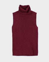 Y2k 00s Mexx Purple Glitter Polo Neck Top - XS