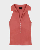 Y2k 00s Guess Knit Collar Top - XS
