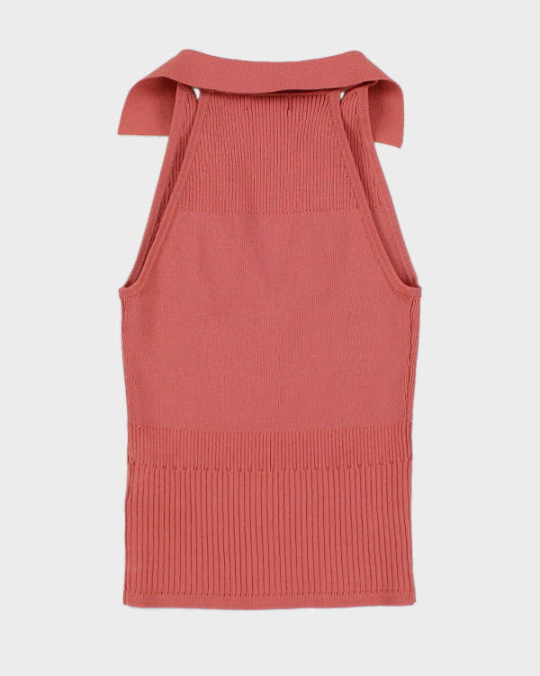 Y2k 00s Guess Knit Collar Top - XS