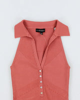 Y2k 00s Guess Knit Collar Top - XS