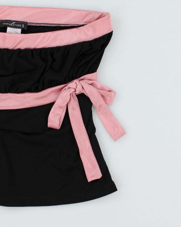 Y2k 00s Fairweather Bow Tube Top - M