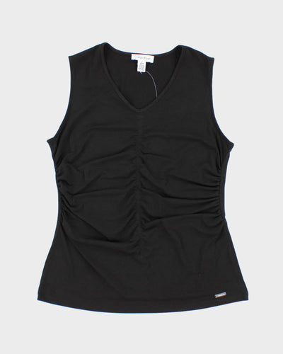 Calvin Klein Black Ruched Cami - S