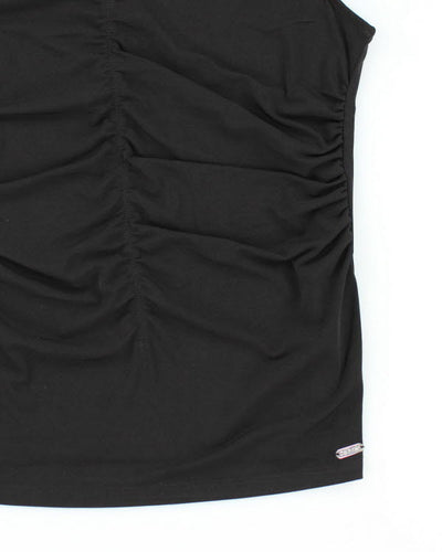 Calvin Klein Black Ruched Cami - S