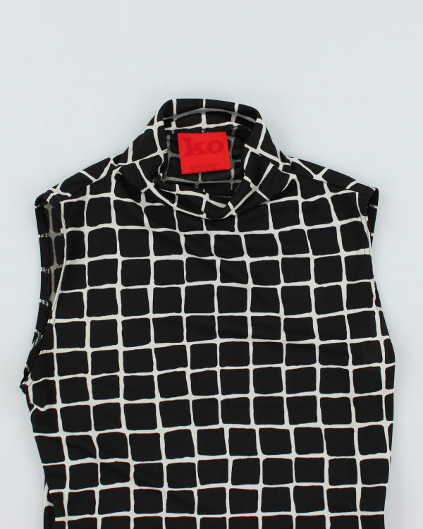 Y2k 00s Karen Oberson Pattern Top - M