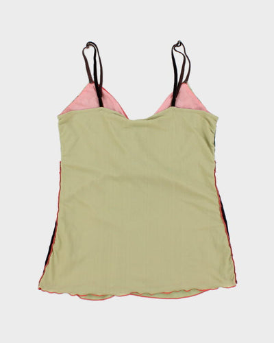 Y2k 00s Le Chateau Beaded Cami - S