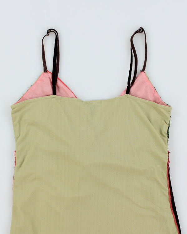 Y2k 00s Le Chateau Beaded Cami - S