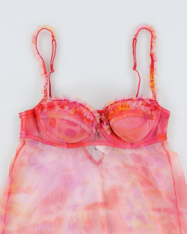 Y2k 00s La Senza Mesh Cami - XS