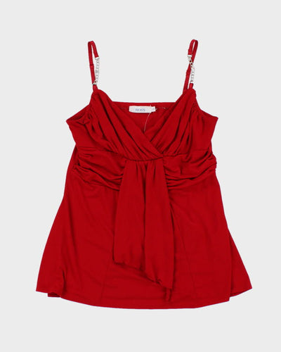 Vintage Y2k 00s Ricki's Red Cami - S