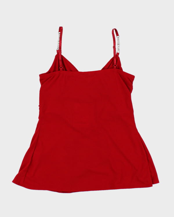 Vintage Y2k 00s Ricki's Red Cami - S