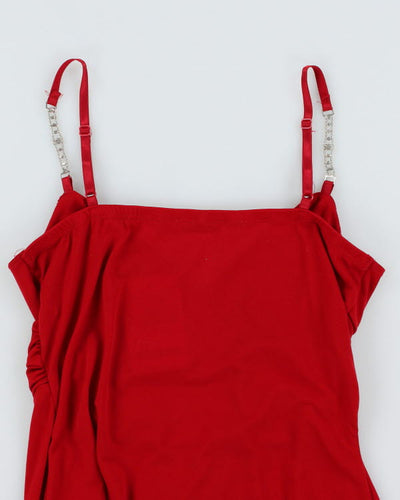 Vintage Y2k 00s Ricki's Red Cami - S