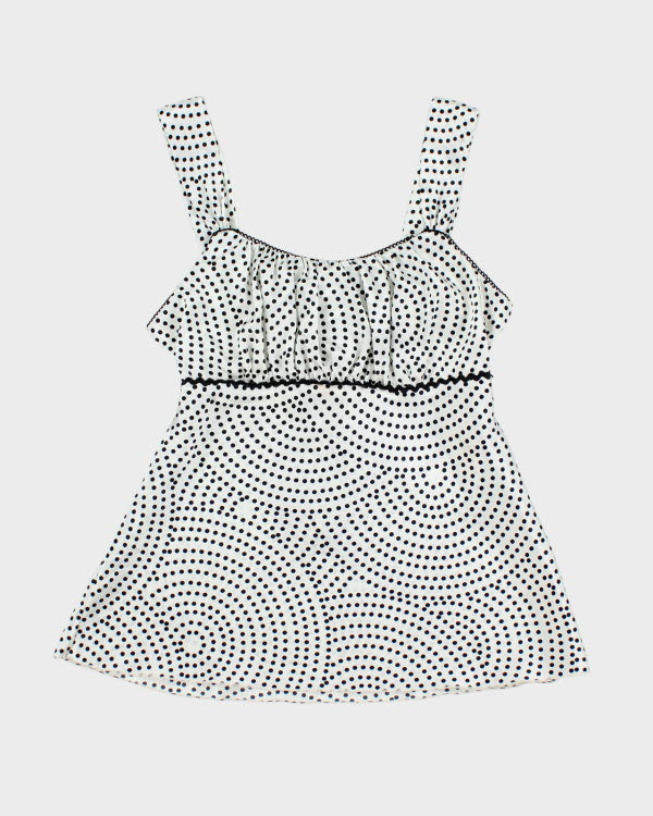 Y2k 00s Iz Polka Dot Cami - M