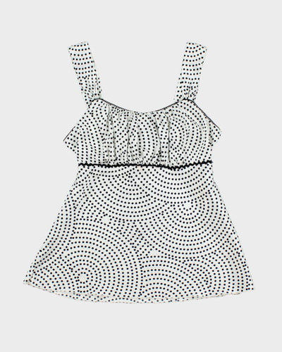 Y2k 00s Iz Polka Dot Cami - M