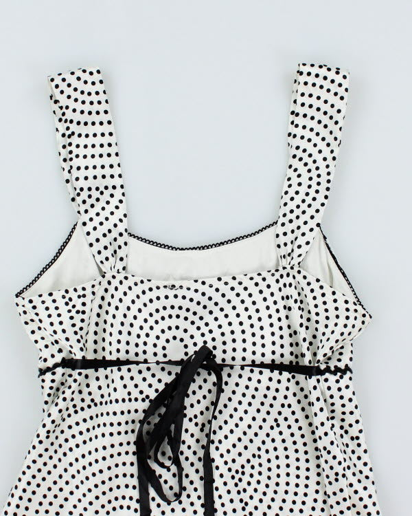 Y2k 00s Iz Polka Dot Cami - M