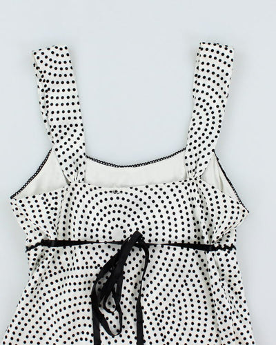 Y2k 00s Iz Polka Dot Cami - M