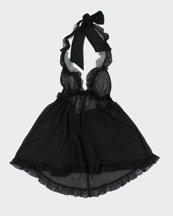 Y2k 00s Victoria's Secret Mesh Halter Top - M