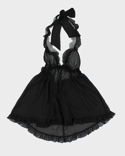 Y2k 00s Victoria's Secret Mesh Halter Top - M