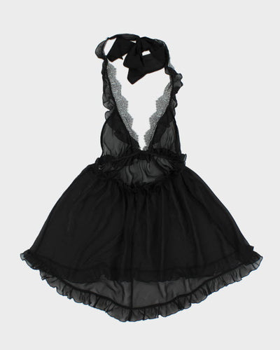 Y2k 00s Victoria's Secret Mesh Halter Top - M