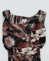 Y2k 00s Cleo Floral Mesh Cami - XS