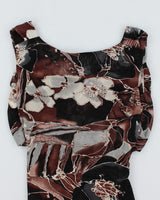 Y2k 00s Cleo Floral Mesh Cami - XS
